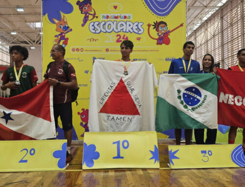 OURO E SUPERAÇÃO ANDRÉ RIBEIRO E ÉLIDA OLIVEIRA FAZEM HISTÓRIA NAS PARALIMPÍADAS ESCOLARES