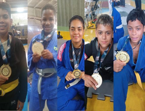 CRIANÇAS DO PROJETO RECANTO FELIZ CONQUISTAM 12 OUROS NO MUNDIAL DE JIU-JITSU EM VESPASIANO