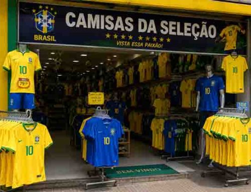 VITÓRIAS DO BRASIL IMPULSIONAM VENDAS DE CAMISAS DA SELEÇÃO NO COMÉRCIO DE ESMERALDAS E RIBEIRÃO DAS NEVES