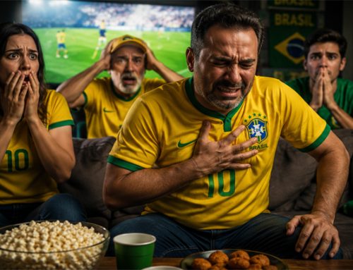 ESTRESSE EMOCIONAL DURANTE JOGOS DE FUTEBOL PODE SER GATILHO PARA INFARTO